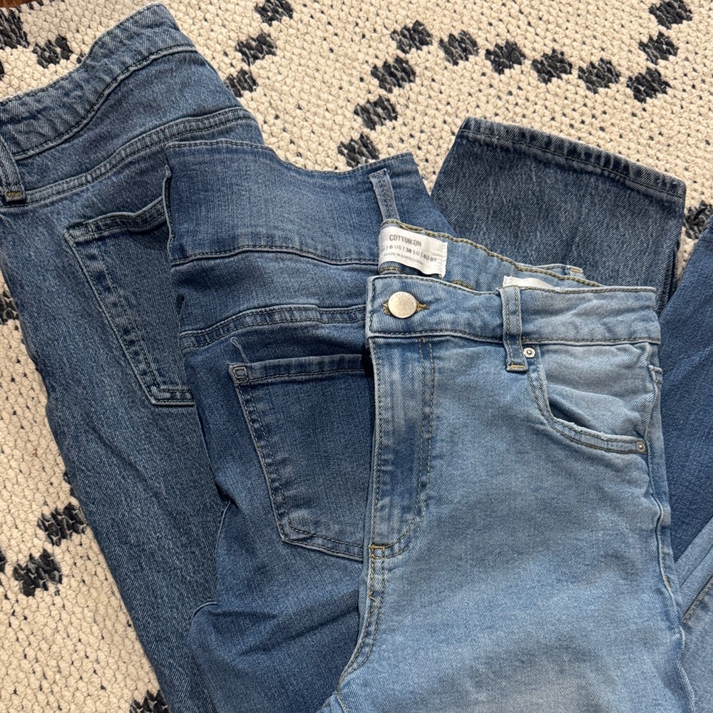 Stylish Denim Jeans Trio